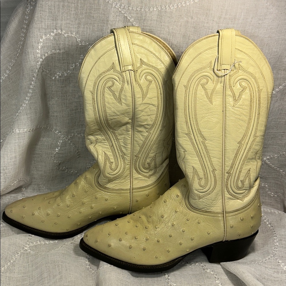 NWOT Durango ostrich cowboy boots handcrafted in Mexico - Picture 9 of 16